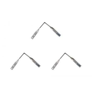 Imagem de Kit C/3 - Para-Raio Emenda Fita Aluminio''Cantoneira''7/8. - RAYCON