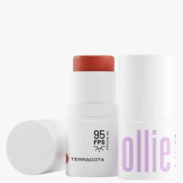 Imagem de Protetor Solar Ollie Blush, Batom e Sombra FPS 95 Terracota