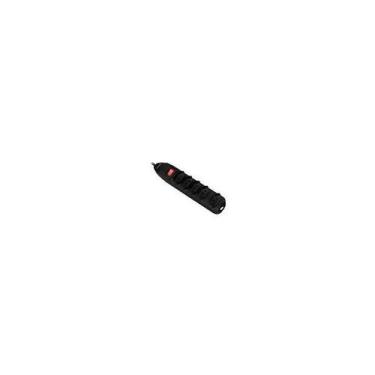 Imagem de Filtro de Linha de 5 Tomadas 2p+t Preto Bivolt - Megatron