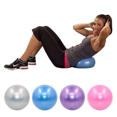 Imagem de Mini Bola Pilates BARI 25cm Inflável PVC Cinza