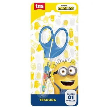 Imagem de Tesoura Escolar Minions Tris
