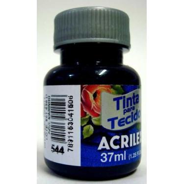 Imagem de Tinta Para Tecido 37ml Fosca - 544 Azul Marinho Acrilex