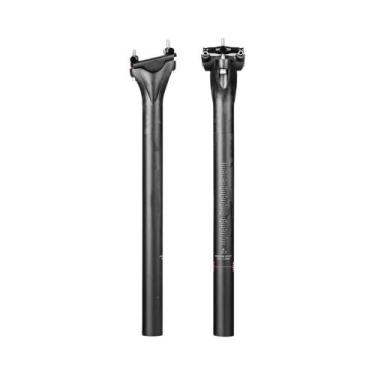 Imagem de Poste De Selim Em Carbono Preto Fosco 27.2 31.6mm 400mm Leve Para Bici