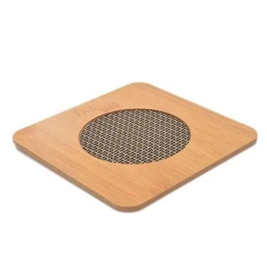 Imagem de Descanso Panela Bambu De Mesa Travessas Antiaderente - Livon