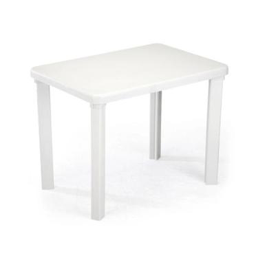 Imagem de Mesa Plástica Infantil Desmontável Branca - Eldorado