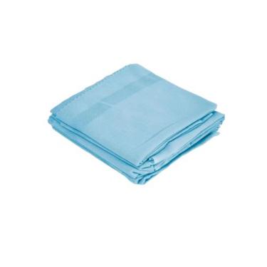 Imagem de Kit 5 Fraldas Pinte E Borde Luxo Incomfral 70x70cm  Cores Cor:Azul, Az