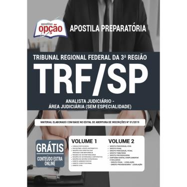 Imagem de Apostila Concurso TRF 3 - Analista Área Judiciária