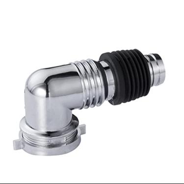 Imagem de Conector de tubo de drenagem rápida para banheiro Máquina de lavar louça Máquina de lavar ABS Adaptador de mangueira universal Disposer Ferramenta de armadilha de junta de drenagem de piso, ABS,h