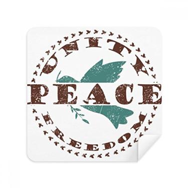 Imagem de Olive Branch Peace Freedom Symbol Glasses Cloth Screen Cleaner Suede Fabric 2 Pack