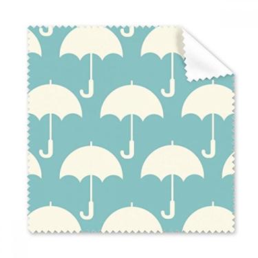 Imagem de Guarda-chuva branco pano de limpeza de tela de telefone limpador de óculos 5 peças