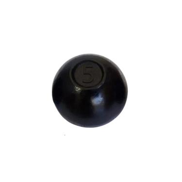 Imagem de Bola de Arremesso Ferro Fundido Treinamento Funcional 5Kg