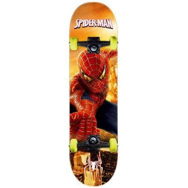 Imagem de Skate Wood Light Spiderman