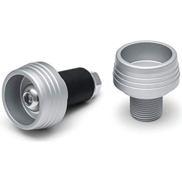 Imagem de Kuryakyn Acessório de motocicleta 3816: Deslizadores de eixo dianteiro Lodestar para BMW F 750 e 850 GS, prata, 1 par