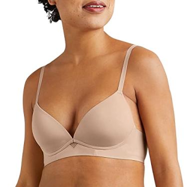 Imagem de Maidenform Sutiã feminino sem fio One Fab Fit, Amêndoa, 40DD