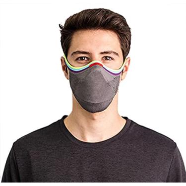 Imagem de Máscara Esportiva Fiber Knit - Tamanho G, Cinza Pride