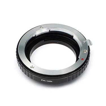 Imagem de Adaptador de anel de lente de câmera de alumínio Macro para confirmar o anel de lente Pentax K PK para lentes Nikon D800 D5200 D7100