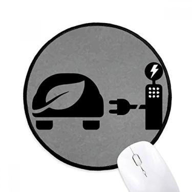 Imagem de DIYthinker Estação de carregamento automática veículos energéticos protegem o meio ambiente mousepad desktop escritório tapete redondo para computador