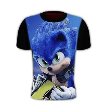 Imagem de Camiseta Infantil Personalizada Sonic Filme  - R.K.M