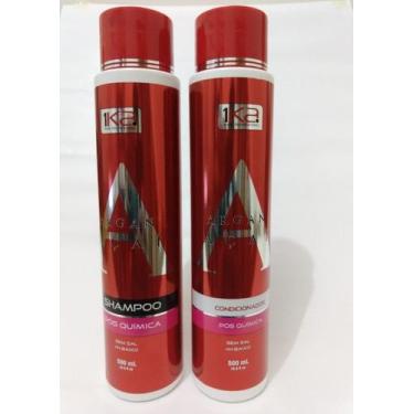 Imagem de Shampoo Condicionador Pós Química Com Extrato Agan E Açaí - 1Ka Hair P
