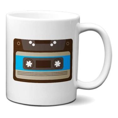 Imagem de Caneca Fita Cassete Música Retrô Presente Criativo