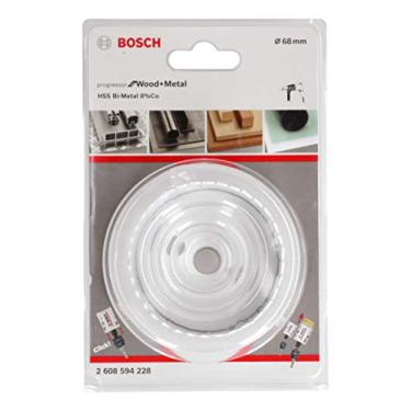 Imagem de Bosch Progressor Serra Copo para Madeira e Metal com Encaixe Rápido, Branco/Preto, 68 mm
