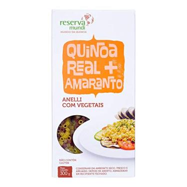 Imagem de Macarrão Quinoa Real Amaranto Anelli Mundo Da Quinoa 300g
