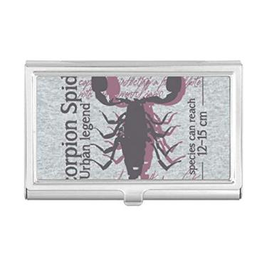 Imagem de Discover World Caixa de bolso com compartimento para cartão de visita com organismo marinho lagosta