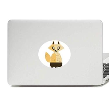 Imagem de Adesivo de vinil Fox Fear Halloween Ghost Happy com emblema para laptop