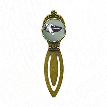 Imagem de Marcador de página retrô estilo hip-hop Freedom Skateboard com estampa de monstro