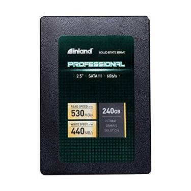 Imagem de INLAND SSD profissional 240 GB 3D NAND SATA III 6 Gb/s 2,5 polegadas 7 mm unidade de estado sólido interna (240 g)