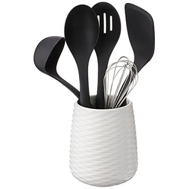 Imagem de Conjunto de ferramentas e acessórios KitchenAid com vaso, 6 peças, preto