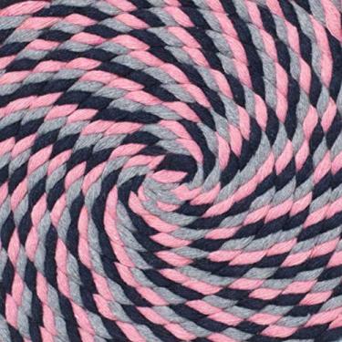 Imagem de Corda de algodão trançado natural West Coast Paracord – Corda artesanal – Corda tripla super macia e forte para esportes, decoração, artesanato, macramê, uso interno (3,5 cm x 1,8 m, poeira)