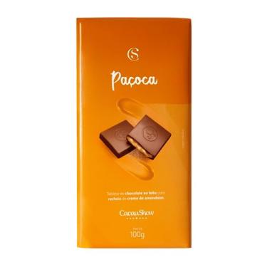 Imagem de Tablete Recheado Paçoca 100G Cacau Show