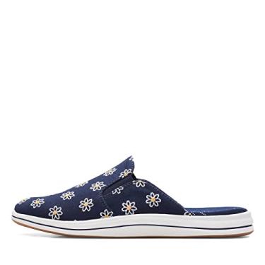 Imagem de Clarks Tênis masculino Breeze Shore Mule, Tela floral azul-marinho, 6.5