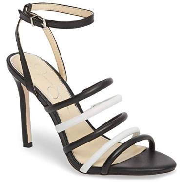 Imagem de Jessica Simpson Womens Joselle Open Toe Special Occasion Ankle, Black (5.5)