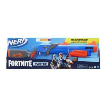 Imagem de Lançador Nerf Fortnite Grande Pump Sg Azul E Laranja Hasbro