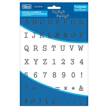 Imagem de Tilibra - Cartela Clear Stamp Carimbos Básicos - Blister com 1 Unidade