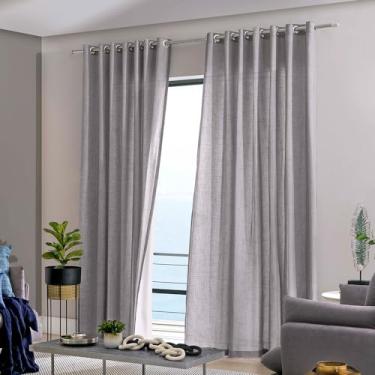 Imagem de Cortina Duplex Linen 4,20x2,50m Fendi- Bella Janela