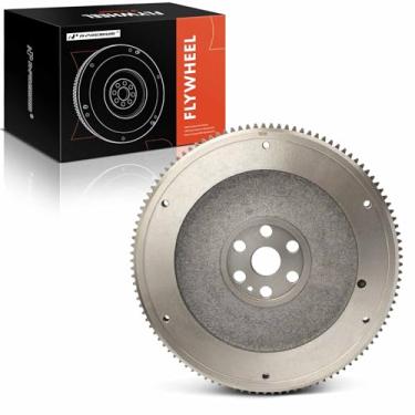 Imagem de A-Premium Volante de embreagem compatível com Honda Civic 1990-2000, CRX 1990-1991, Civic del Sol 1993-1995, Manual Trans., 6 furos de parafuso, 109 dentes, substituição # 22100-PEL-005