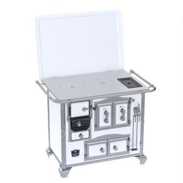 Imagem de Fogao a Lenha Venax n 2 Imperador Chapa de Aluminio Branco