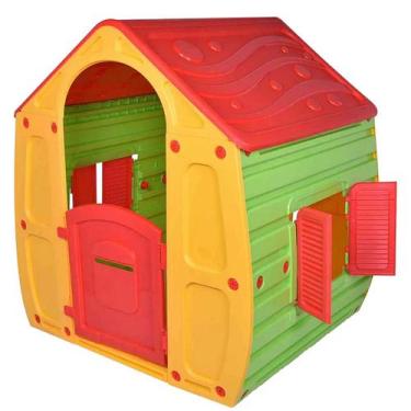 Imagem de Casinha De Brinquedo Para Criança Infantil De Plástico Grande Colorida