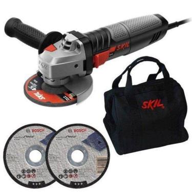 Imagem de Esmerilhadeira 4.1/2" Modelo 9004 + 2 Discos + Bolsa - 830w