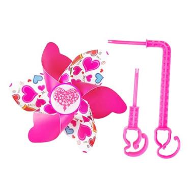 Imagem de Vaveren para guidão de bicicleta para crianças, acessório 3d fofo, fácil de instalar, decoração colorida para scooter, a maioria dos triciclos de, coração