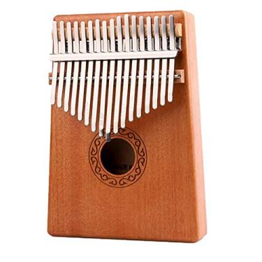 Imagem de 10||17|||21 teclas kalimba piano de polegar, Mbira Sanza Pocket Thumb Finger Piano, entretenimento doméstico, rua, performance de festa, instrumento de marimba para amantes de música, 17 tons clássico