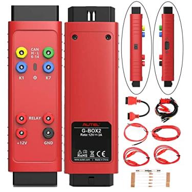 Imagem de Autel Adaptador de programação G-BOX2 para Mercedes-Benz e veículos BMW, todas as chaves perdidas DME/DDE ISN, modo de bota de leitura e escrita, método de bancada, funciona MaxiIM IM508 IM608