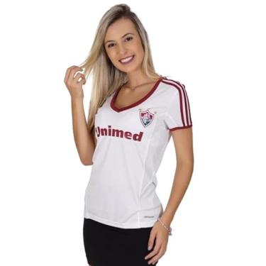Imagem de Camisa Fluminense Feminina Branca (BR, Alfa, P, Slim, Branco)