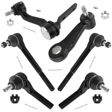 Imagem de YMAUGP Kit de braço Pitman ES3462 ES3584 K6251 K6251 K6255 para Chevy Blazer 96-05 4WD, S10 83-03 4WD, braço intermediário Pitman para GMC Jimmy 95-05 4WD, Sonoma 98-04 4WD