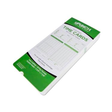 Imagem de 50 cartões de ponto uPunch para HN3000 verde