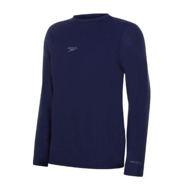 Imagem de Camiseta Speedo Protection UV 50 Manga Longa Infantil Marinho-Unissex