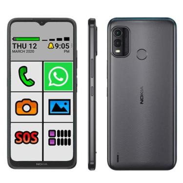 Imagem de Smartphone Celular Telefone Idoso Nokia 4G 128Gb Tela 6,5 Câm 50Mp And